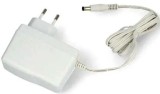 Alimentator SMPS in comutatie AC/DC 12V 2.5A 2500mA pentru camere cu mufa 5.5x2.1mm alb cablu DC 150cm