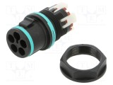 Conector alimentare AC clichet tată TH389 23mm 0,25&divide;1,5mm2 TECHNO