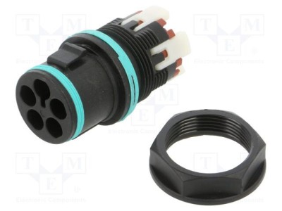 Conector alimentare AC clichet tată TH389 23mm 0,25&amp;divide;1,5mm2 TECHNO foto