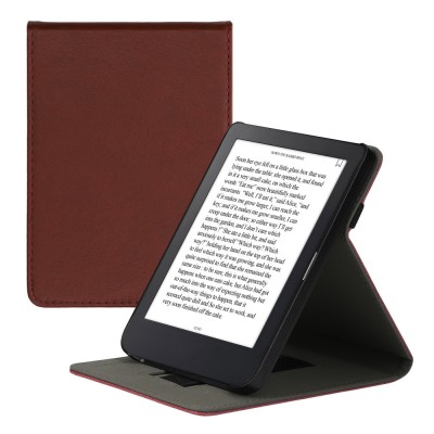 Husa Kwmobile pentru Kobo Clara 2E, Visiniu, Piele ecologica, KWM000017UI007C foto