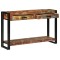 Gossi masa de consola multicolor 120x33x75 cm lemn masiv recuperat