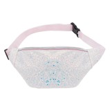 Geanta crossbody, Copii, Cu sclipici holografice, 28,5x13 cm