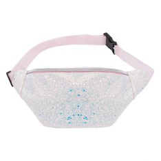 Geanta crossbody, Copii, Cu sclipici holografice, 28,5x13 cm