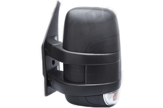 Oglinda exterioara Iveco Daily, 2009-2014, partea dreapta, culoare sticla crom, convexa, cu incalzire, cu semnalizare, ajustare electrica, model cu b