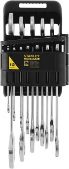 Stanley FMMT82902-0 Set de 12 chei deschise cu profil antiderapant - 3253560829025 foto