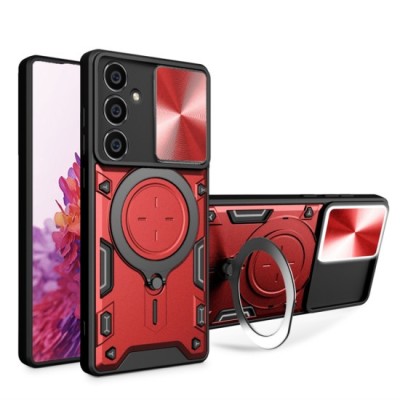 Husa pentru Samsung Galaxy S23 FE - Techsuit CamGuard Pro - Red foto