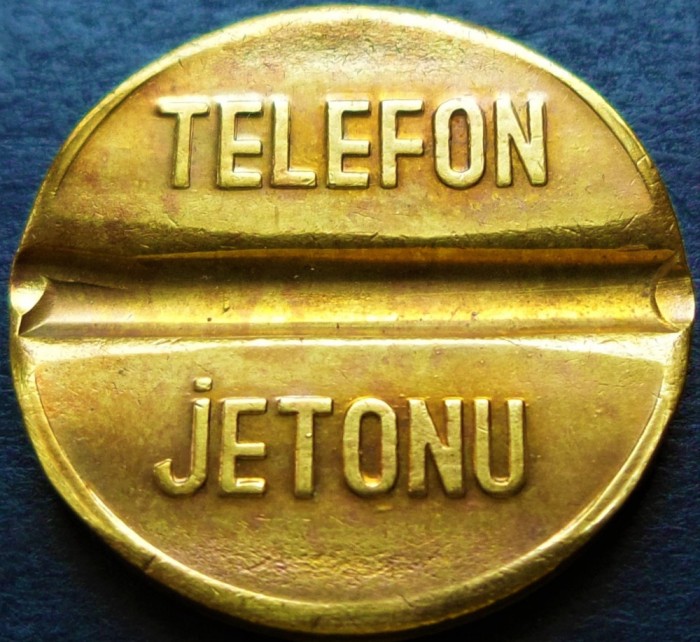 Moneda / Jeton Telefonic Public - TURCIA *cod 2656 = marime medie