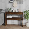 VidaXL Măsuță consolă, stejar maro, 102x30x80 cm, lemn prelucrat 815221
