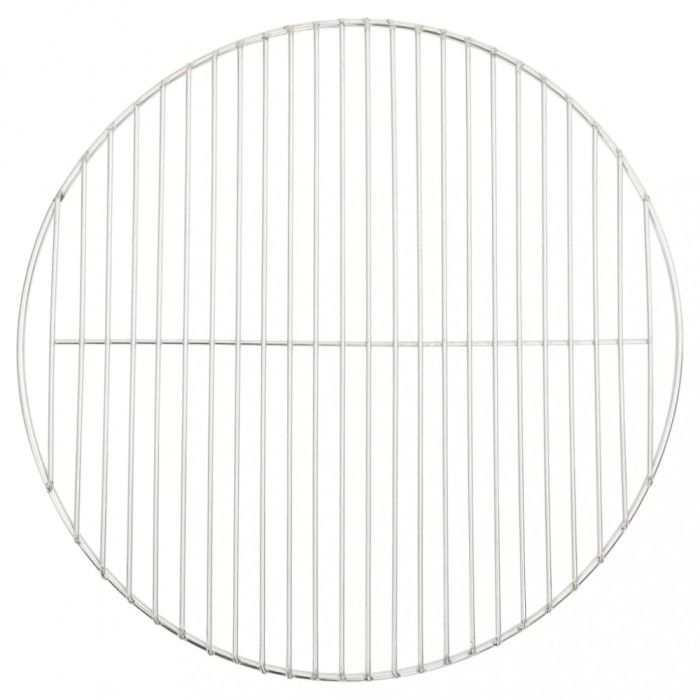 vidaXL Grill pentru grătar rotund, &Oslash;47 cm, oțel inoxidabil 304 4010555