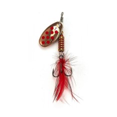 Linguri&Aring;&pound;a rotativa Lucky John Spin-X Round 04 / 11gr / CR