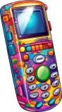 Cumpara ieftin Sticker decorativ Mobile Phone, Albastru, 90 cm, 7939ST-5, Oem