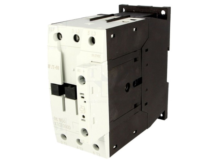 Contactor 3-polar 24V DC 50A