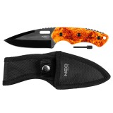 Cutit tactic NEO Tools 20 cm cu amnar, lama full-tang si teaca