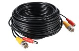 Cablu BNC + Alimentare DC 2.1mm 20m, Camere Supraveghere Analogice/Digitale, Conectori Tata-Tata/Mama, Sisteme Supraveghere