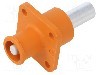Conector alimentare DC, 1,5kV, 1 pini, seria ES-100A, {{Dimensiune pin}}. DEGSON ELECTRONICS - ESS-100A-16-C-OR-00