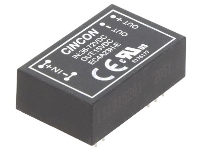 Convertor DC/DC 15V 0.4A 36-72V THT foto