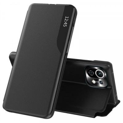 Husa pentru Xiaomi 11 Lite 5G NE / Mi 11 Lite 5G / 11 Lite, Techsuit, eFold, Neagra foto