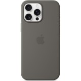 Husa de protectie Apple Silicone Case with MagSafe pentru iPhone 16 Pro Max - Stone Gray