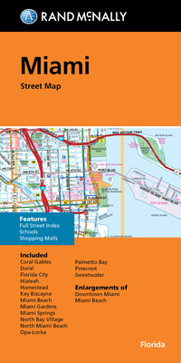 Rand McNally Folded Map: Miami Street Map foto