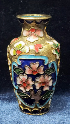 Vaza, Miniatura Cloisone, China, Anii 50 foto