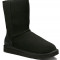 Cizme Piele Tip UGG Model Negru Scurt