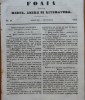 Ziarul Foaia pentru minte , inima si literatura , nr. 48 , 1853