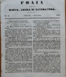 Cumpara ieftin Ziarul Foaia pentru minte , inima si literatura , nr. 48 , 1853
