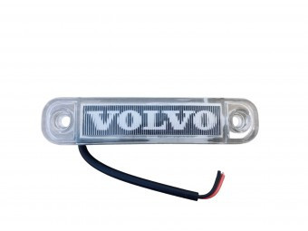 Lampa de gabarit cu LOGO Volvo Alb 12v-24v foto