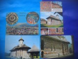 HOPCT LOT 2855 MANASTIREA MOLDOVITA -JUD SUCEAVA- 4 CARTI POSTALE-CIRCULATE, Circulata, Printata
