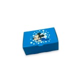 Cutie pentru prajituri, model Baby Mickey, capacitate 200g, albastru