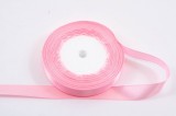 Panglica din satin pentru decorare, roz deschis, 22.5m x 1.5 cm