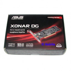 Placa de sunet Gaming Asus XONAR DG 5.1, amplificator casti foto