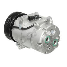 Compresor aer conditionat Ford Focus II, 2004-2011; C-MAX, 2007-2011, motorizare 2.0 TDCI 81/100kw, diesel, rola curea 120 mm, 6 caneluri, Visteon ti
