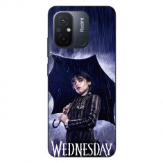 Husa compatibila cu Xiaomi Redmi 12C Silicon Gel Tpu Model Wednesday Umbrella