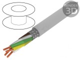 Cablu UNITRONIC&reg; LiYCY (TP) 2x2x1mm2 PVC Gri 500V