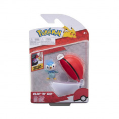 Figurina in bila Clip N Go Pokemon S2 - Piplup si Dive Ball