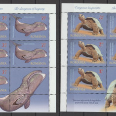 ROMANIA 2023 CAMPIONII LONGEVITATII Minicoli cu 5 timbre+1 vinieta LP.2440 MNH**