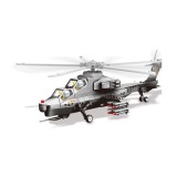 Set de construit din blocuri lego, model ELICOPTER din 283 piese