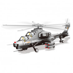 Set de construit din blocuri lego, model ELICOPTER din 283 piese