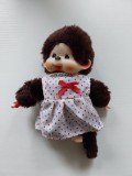 Maimutica Monchhichi (kiki), moncicci, moncici, 19 cm , cu rochita originala