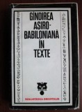 Constantin Daniel - G&icirc;ndirea asiro-babiloniană &icirc;n texte