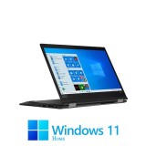 Laptop Touchscreen Lenovo X390 Yoga, i5-8365U, 256GB SSD, FHD IPS, Win 11 Home