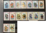 PC403 - Montserrat 1981 Fauna marina/ Pesti, serie MNH, 16v