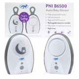 Resigilat : Audio Baby Monitor PNI B6500 wireless, intercom, cu lampa de noapte, f