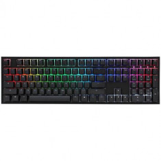 Tastatura gaming Ducky One 2, iluminare RGB, switch-uri MX-Black