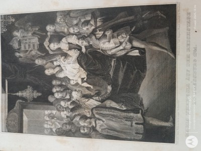 gravura veche pe hartie cartonata lucioasa , pentru colectie sau pentru inramare pe un format A4 foto