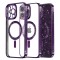 Husa premium iPhone 15 Pro Max Techsuit Luxury Glitter MagSafe, mov