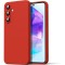Husa Soft Touch, slim, ALC Mobile, anti soc, compatibila cu Samsung Galaxy S25 Plus, Rosu Tpu