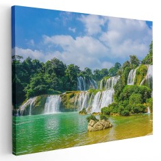 Tablou peisaj cascadele Detian China Tablou canvas pe panza CU RAMA 20x30 cm