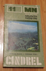 Cindrel de Mircea Buza, Simona Fesci. Colectia Muntii Nostri + harta foto